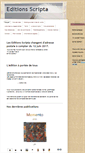 Mobile Screenshot of editions-scripta.com